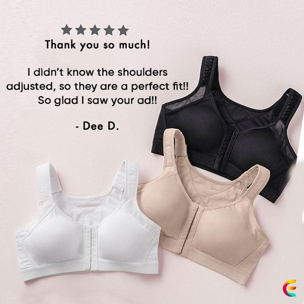 【Kup 1 dostaniesz 2 gratis】🥰 (3 szt.)👙【40-120kg】Biustonosz z pełnym kryciem i wsparciem