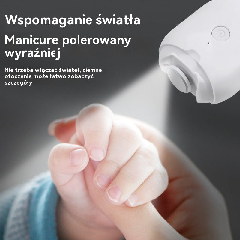 💅 Kup 1 sztukę i otrzymaj 1 za darmo! ✨ Automatyczny pilnik do paznokci do bezpiecznej i delikatnej pielęgnacji paznokci 👶