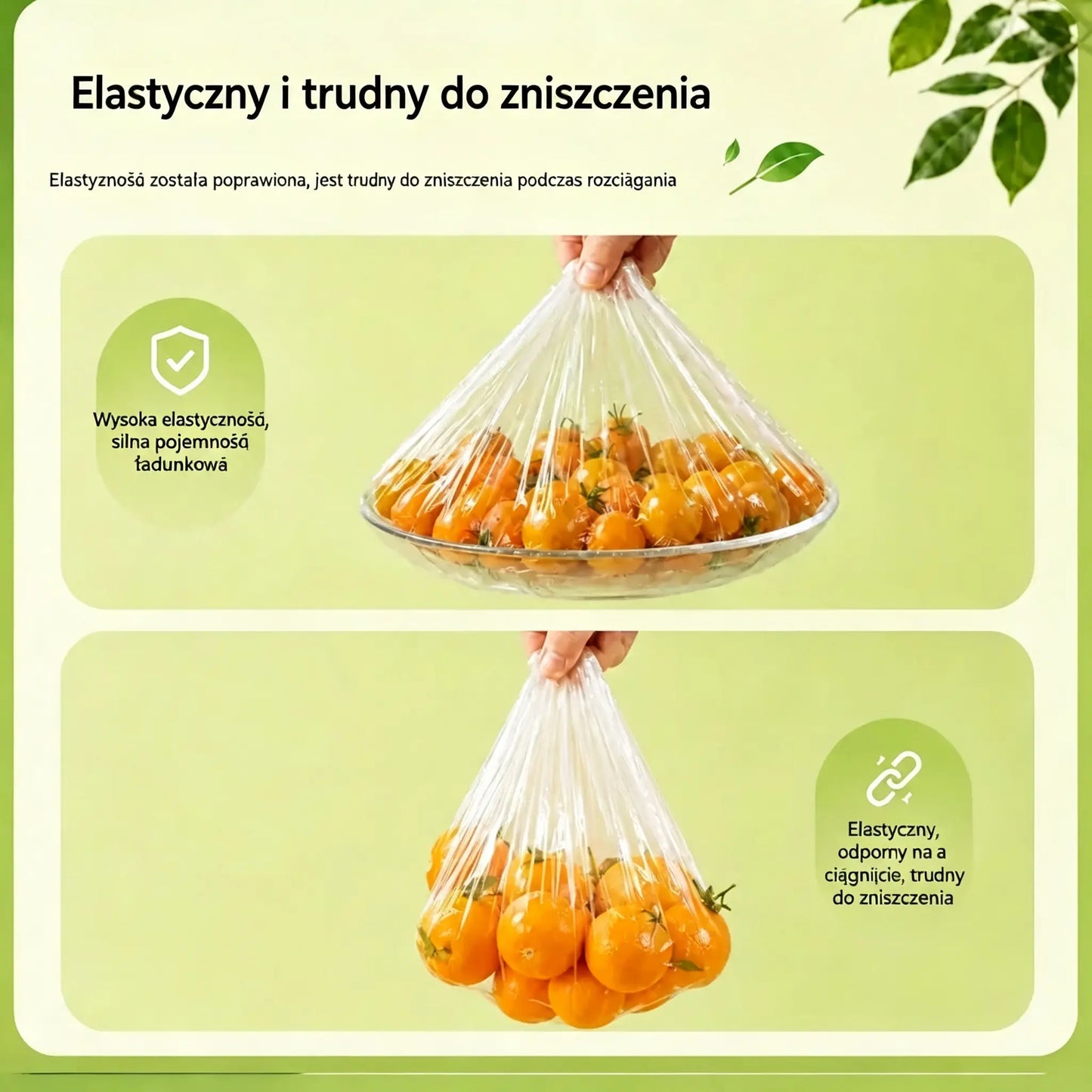 ⏳3 opakowania🔥【300 sztuk】🎉Im więcej kupisz, tym więcej zaoszczędzisz🎁Jednorazowe elastyczne pokrywki do żywności, odpowiednie do misek i talerzy