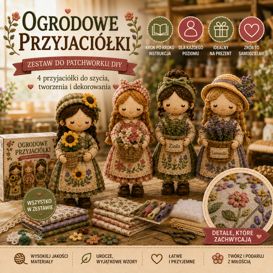 🎁Ostatni dzień: Skorzystaj z 50% zniżki! 🧵 Miniaturowy zestaw patchworkowy z serii Miniature World.