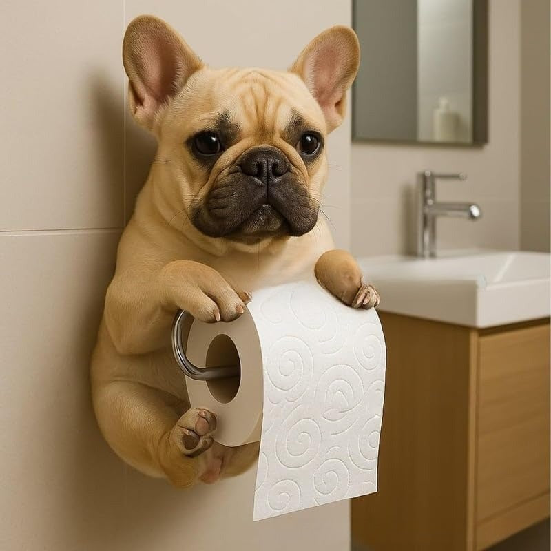 🐕🐕Aranyos kiskutya témájú WC-papírtartó