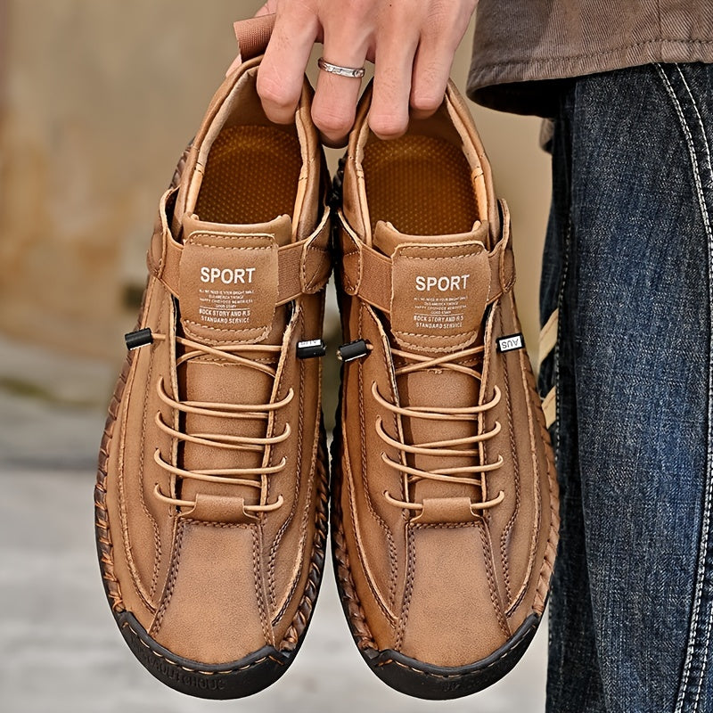 🔥【50% OFF】【38-48】Ležérní pánská obuv pro volný čas, pracovní obuv, outdoorová obuv, šitá obuv