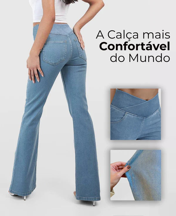 👖 50% de descuento🔥【40-110 kg】Nuevos jeans cruzados de cintura alta a la moda 2026 ✅Pago contra entrega