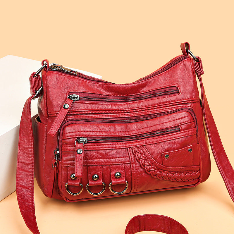 💥【50% zniżka na czas ograniczony】👜2026 nowa torba na ramię / crossbody z miękkiej skóry o dużej pojemności