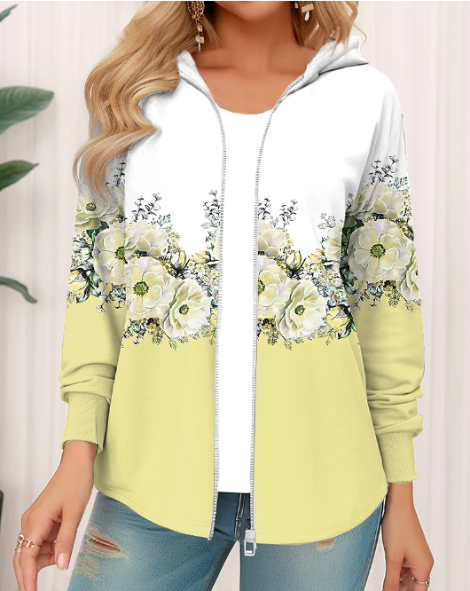 🔥🥰 [S-3XL] 2026 Nowa kurtka z kapturem z nadrukiem na jesień/zimę – swobodna i stylowa