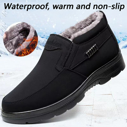 【Nové produkty】【39-47】Nové silné fleecové boty na podzim a zimu, nepromokavé a teplé