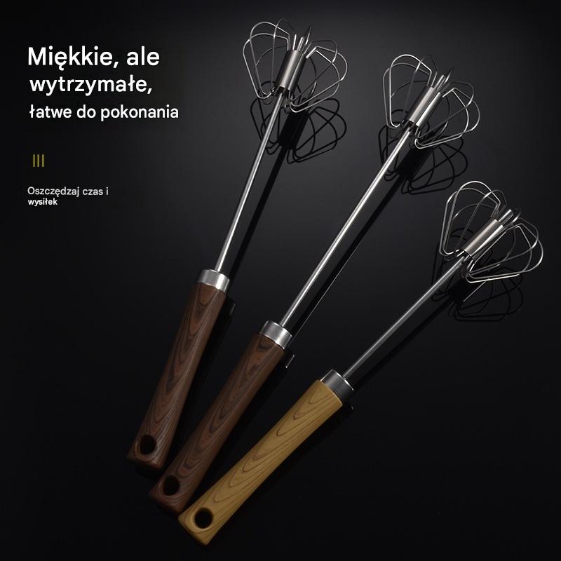 🔥Ostatnia oferta specjalna【Kup 1 i otrzymaj 1 gratis】🔥Półautomatyczna/ręczna trzepaczka do jajek