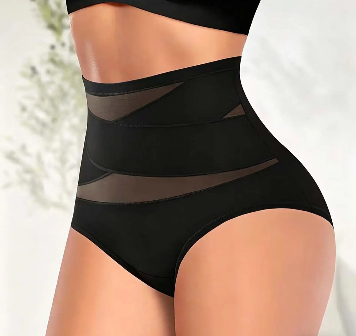 🔥 Majtki damskie z wysokim stanem plus size – krzyżowy fason, modelowanie brzucha i wygodne dopasowanie ✨-druga sztuka za pół ceny