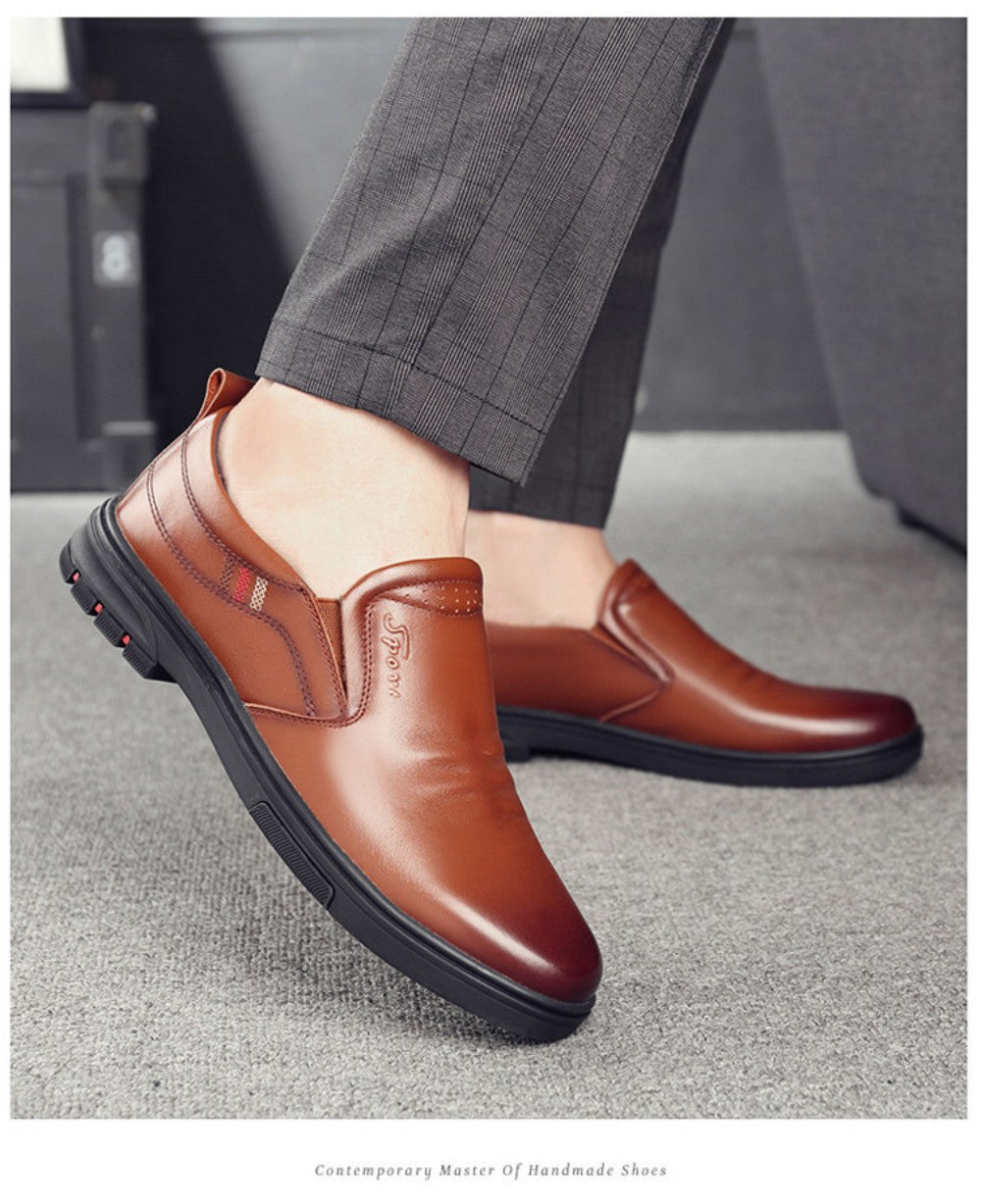 👟【Tallas 38-44】💖Nuevos zapatos de negocios de cuero genuino para hombre 2026, casuales, cómodos y suaves.