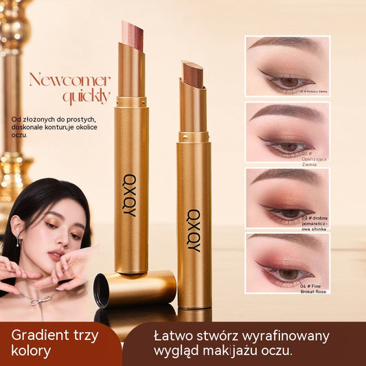【2 sztuki】✨ 3 w 1 cienie do powiek w sztyfcie – natychmiast rozjaśniają, unoszą i ujędrniają, długotrwały efekt koloru💄