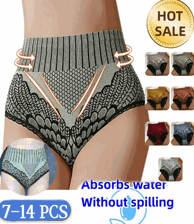 7 par damskich majtek – modelujących brzuch, zapewniających komfort i przyjaznych dla skóry, z antybakteryjnym grafenem