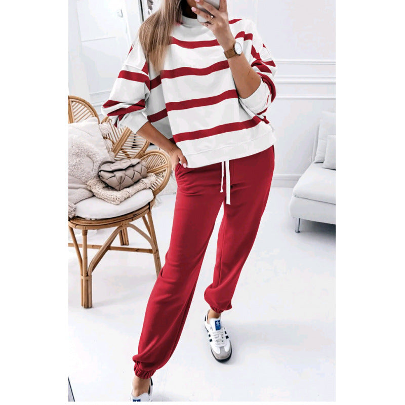 ❤️50% zniżki💥2026 Luźny dres w paski - bluza + spodnie dresowe
