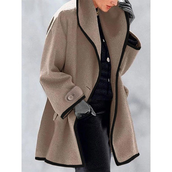 🥰【S-5XL】Nowy ciepły wełniany płaszcz na jesień/zimę – elegancki i luźny krój