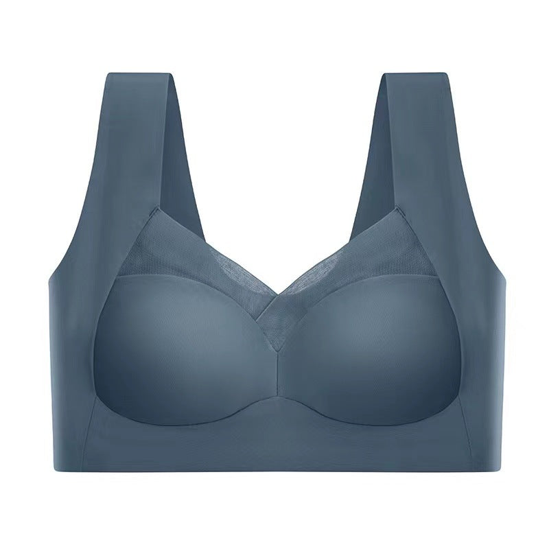 🎽【Kup jeden, a drugi dostaniesz gratis】Biustonosz push-up Ice Silk – wygodny biustonosz dla kobiet w średnim i starszym wieku