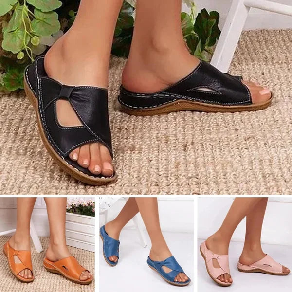 【Letní výprodej】🔥【velikosti 35-43】👡Nové módní a pohodlné dámské plážové pantofle s měkkou podrážkou-Z