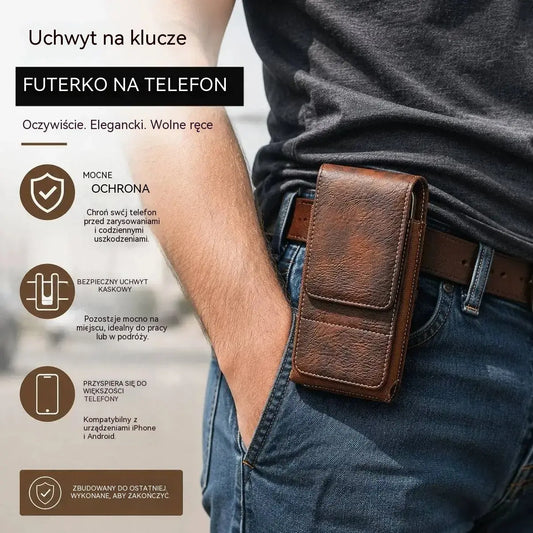 1 sztuka 99zł  🔥 Etui na telefon komórkowy z klipsem do paska – zapięcie magnetyczne, trwałe i z miejscem na kartę