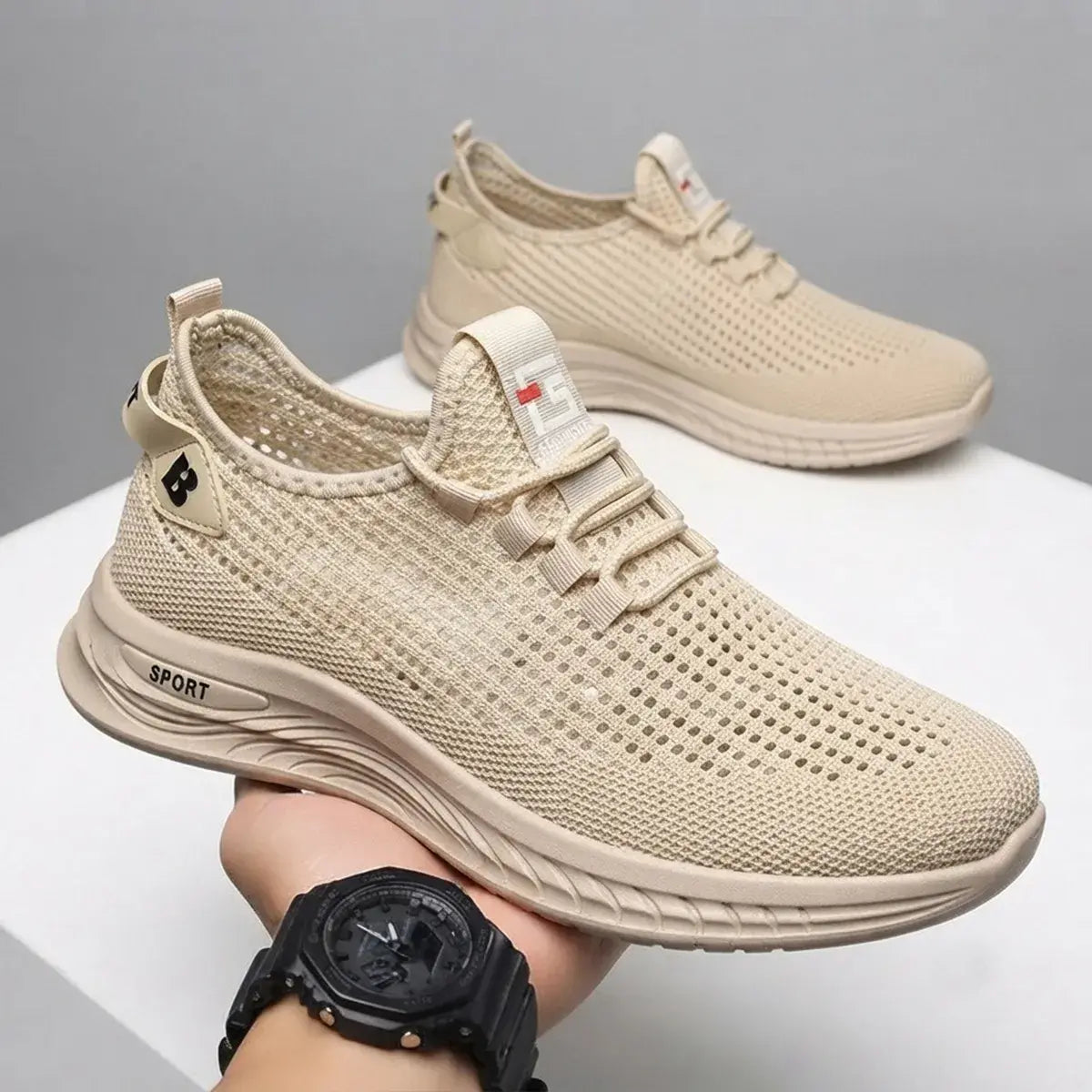 【39-44】Męskie buty casual, wygodne, przewiewne, siatkowe, antypoślizgowe i modne