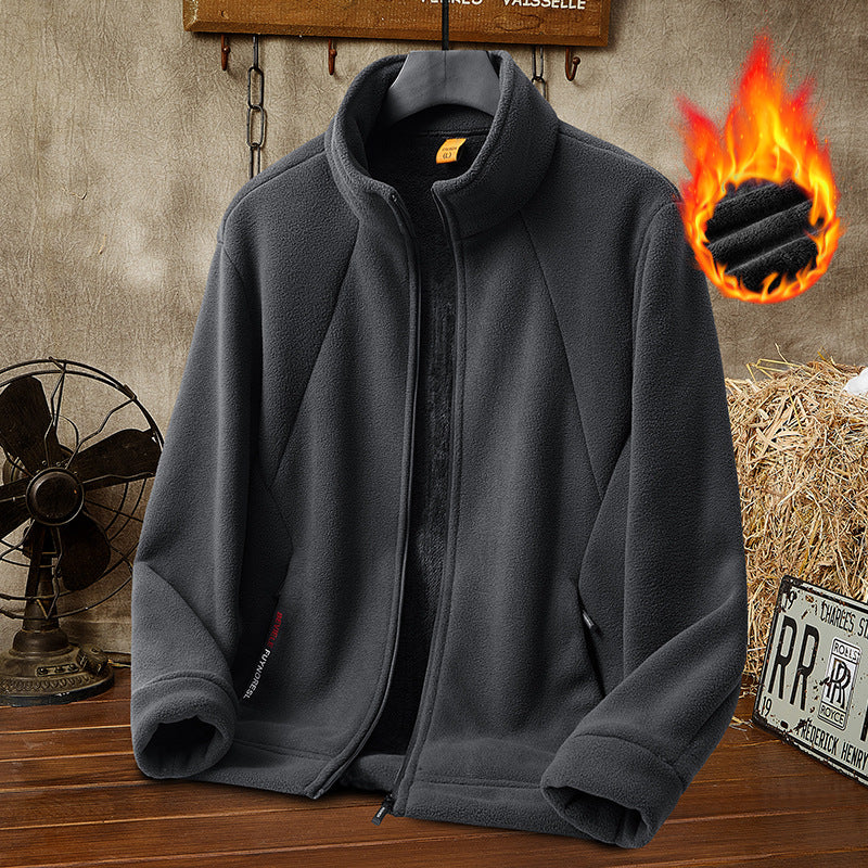🔥⛄【M-5XL】🎉✨Męska gruba i ciepła wełniana kurtka polarowa na jesień i zimę, stylowa i uniwersalna