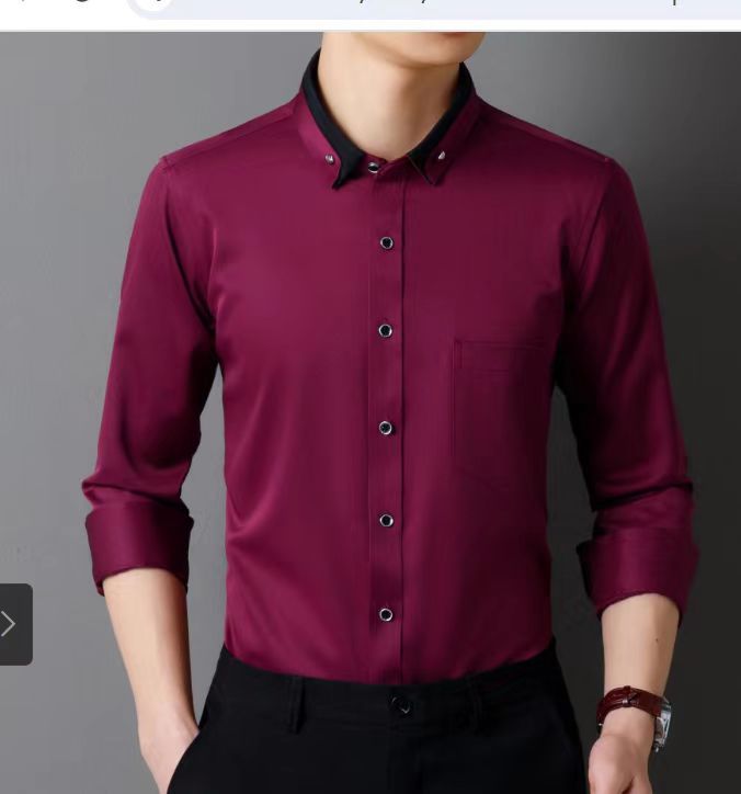 【S-4XL】👕2025 nowa, oddychająca męska koszula biznesowa na co dzień