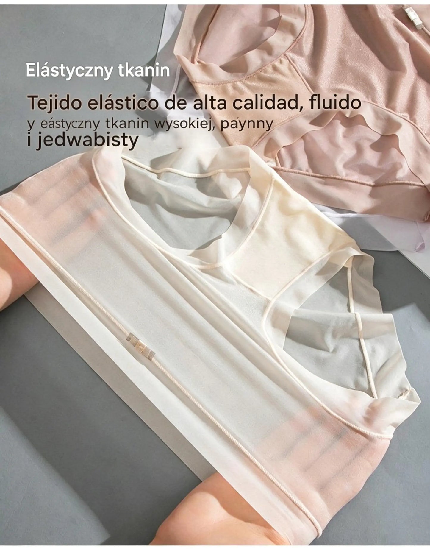🩲🔥Promocja startowa 【6 sztuk】Majtki damskie z wysokim stanem z jedwabiu lodowego