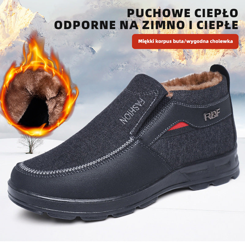 【39-44】🔥 Męskie ciepłe, antypoślizgowe buty z miękką podeszwą