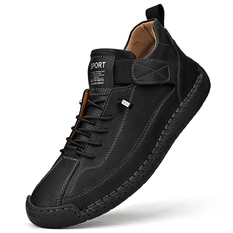 🔥【50% OFF】【38-48】Ležérní pánská obuv pro volný čas, pracovní obuv, outdoorová obuv, šitá obuv