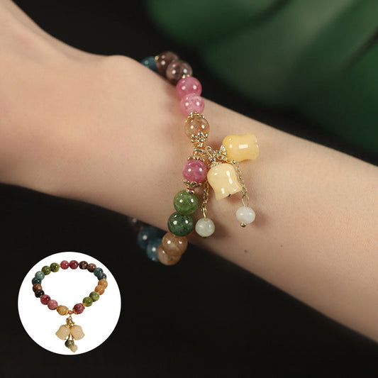 🌸【Kup 1 i otrzymaj 1 gratis】✨Bransoletka z naturalnego turmalinu