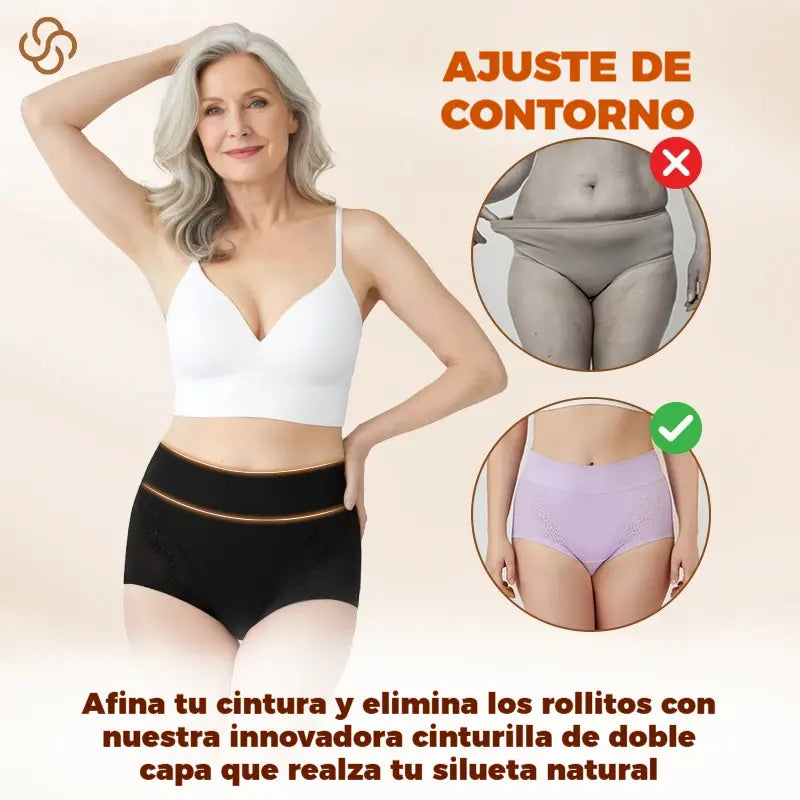 🔥🩲【Kup 6, a 6 dostaniesz gratis】(6/12 szt.)  Antybakteryjne majtki modelujące brzuch z wysokim stanem
