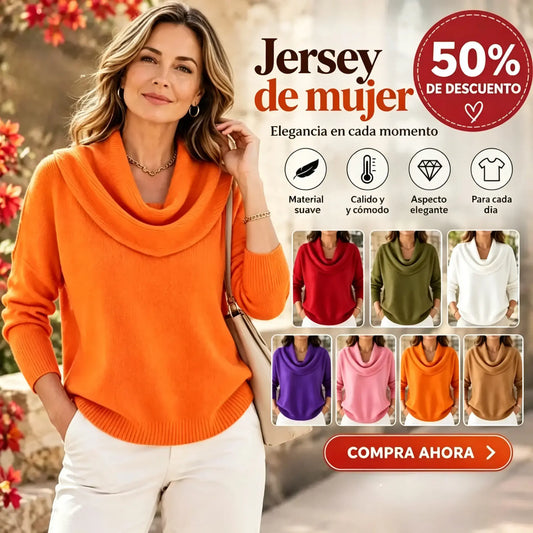 🔥【S-3XL】Nuevo suéter liso de manga larga para otoño/invierno 2026