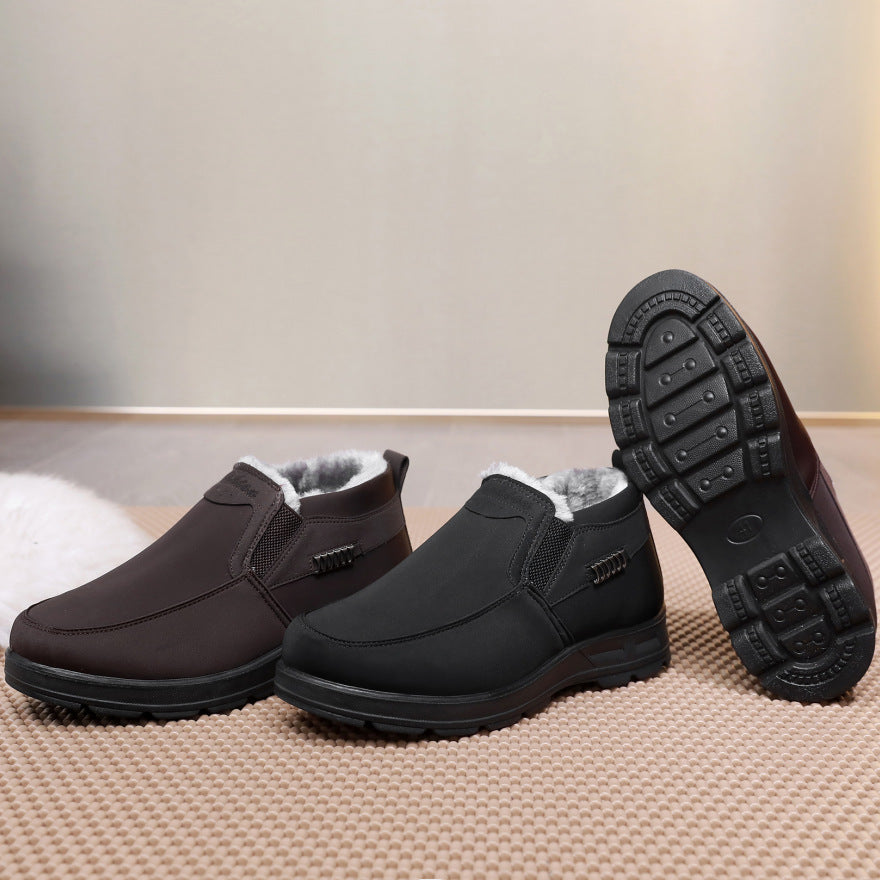 【Nové produkty】【39-47】Nové silné fleecové boty na podzim a zimu, nepromokavé a teplé