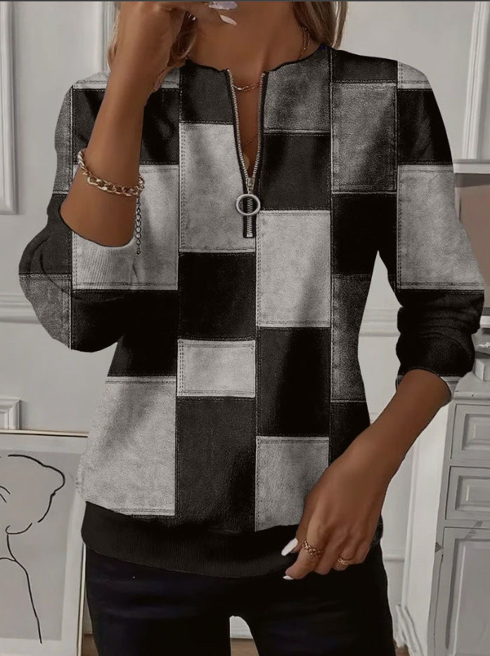 🔥【S-3XL】2026 Bluza z długim rękawem i nadrukiem typu raglan