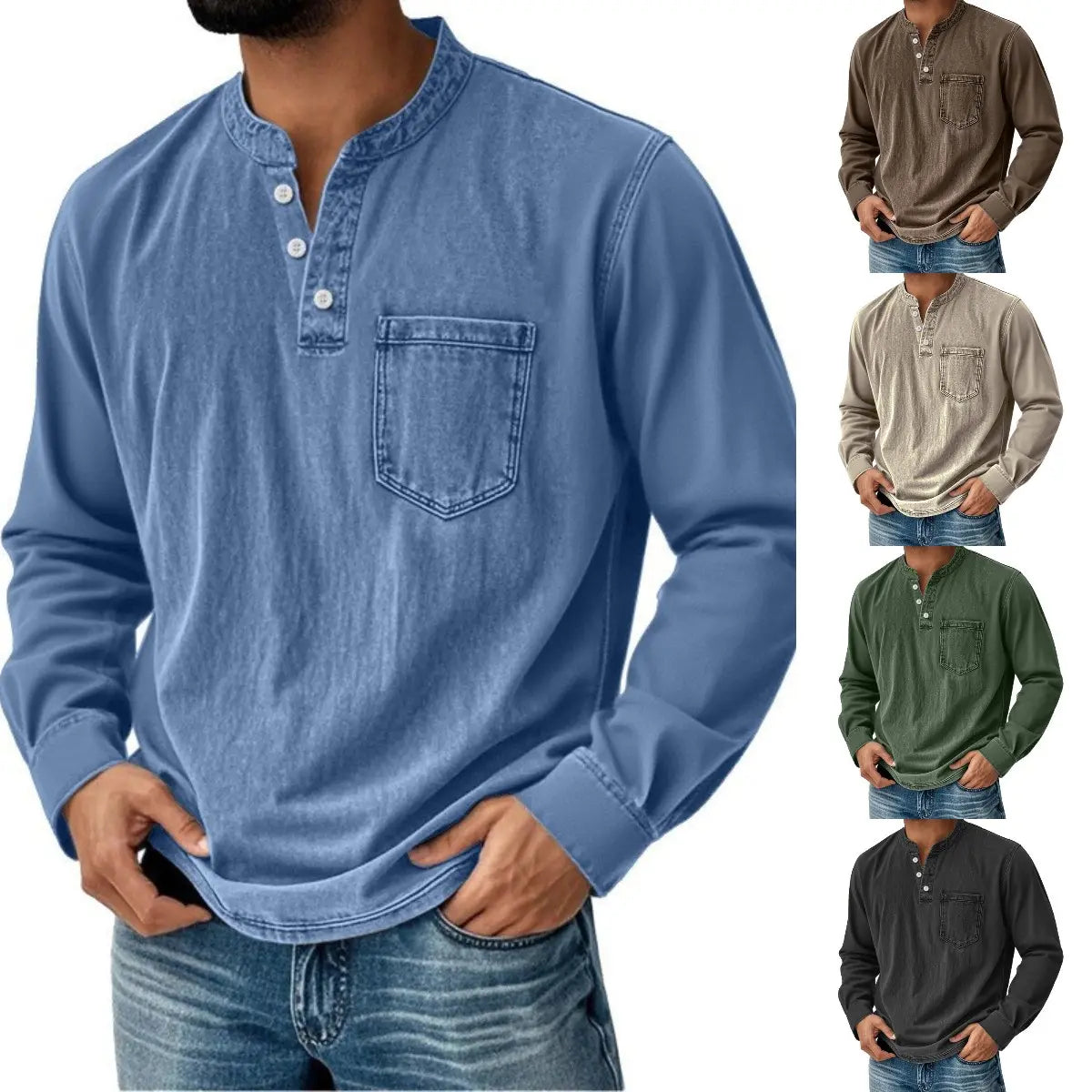 👔 【S-5XL】Męska koszulka wiosenno-letnia, casualowa, modna – kup jedną, a drugą dostaniesz za pół ceny