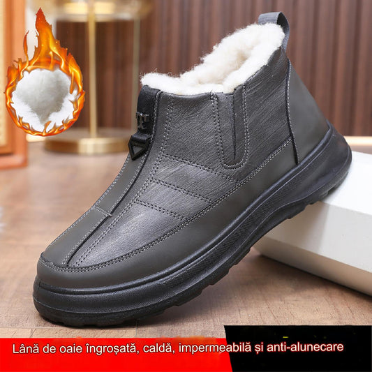【39-44】2025 nowe ciepłe pluszowe wodoodporne antypoślizgowe buty bawełniane