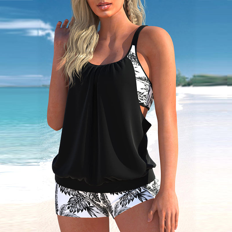 🩱【Ostatni dzień - 50% zniżki】💗【S-5XL】Elegancki damski kostium kąpielowy z nadrukiem