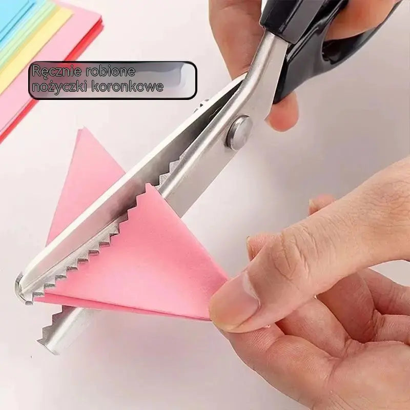 🔥Kup 1, a 1 dostaniesz gratis✂️ Profesjonalne nożyczki ząbkowane – ostre, ząbkowane nożyczki do tkanin