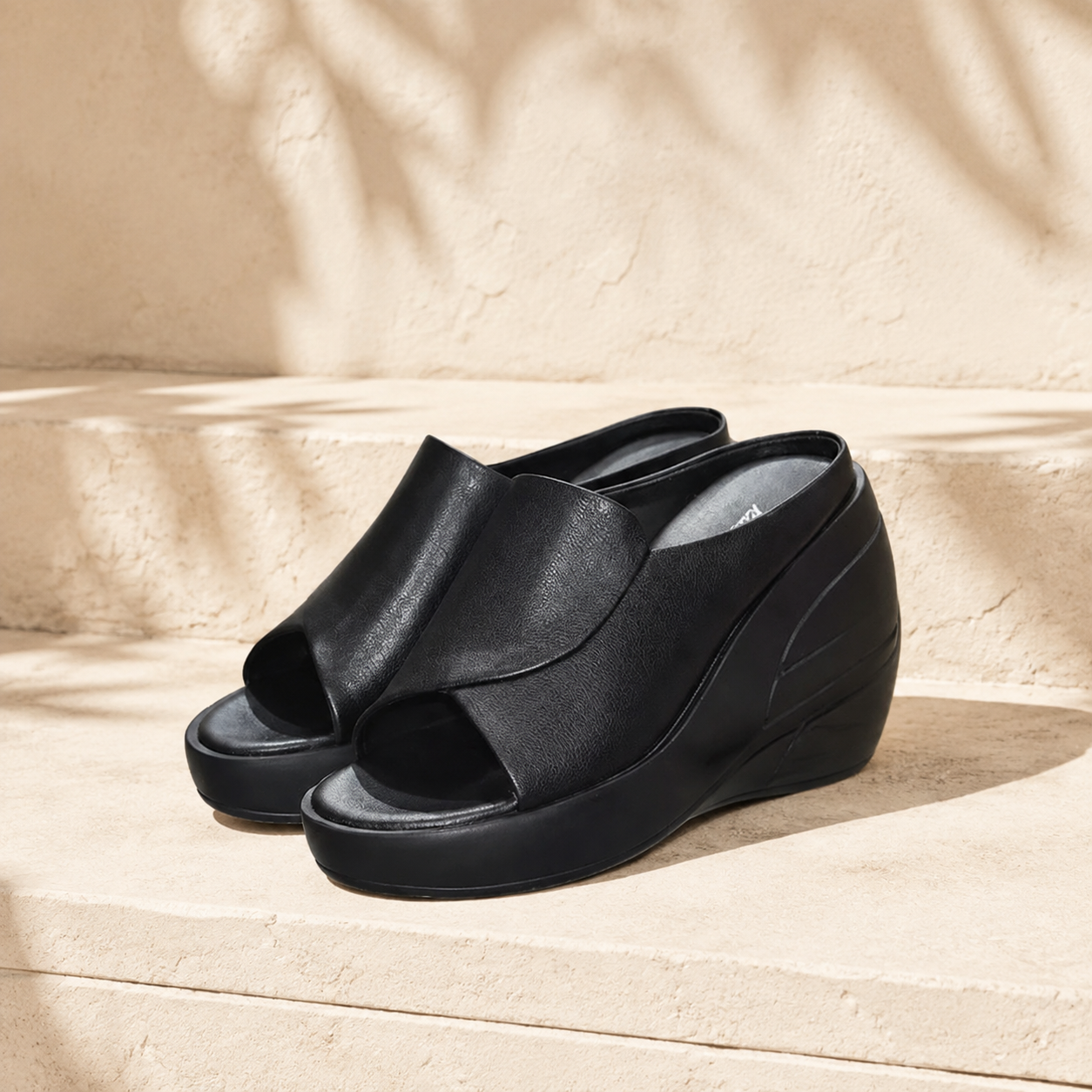 👡【5,5 cm obcas】 miękka podeszwa sandały na koturnie dla kobiet