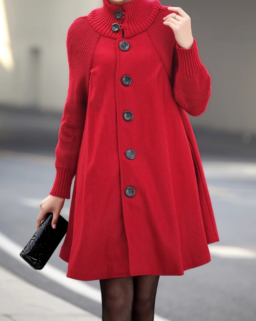 👗【50% taniej🔥🔥】【M-5XL】Nowy płaszcz wełniany o średniej długości – styl casual