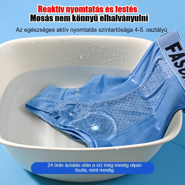 🔥✨【Specjalne oferty letnie🔥】【6 opakowań】Letnie męskie oddychające bokserki z siateczki z lodowego jedwabiu