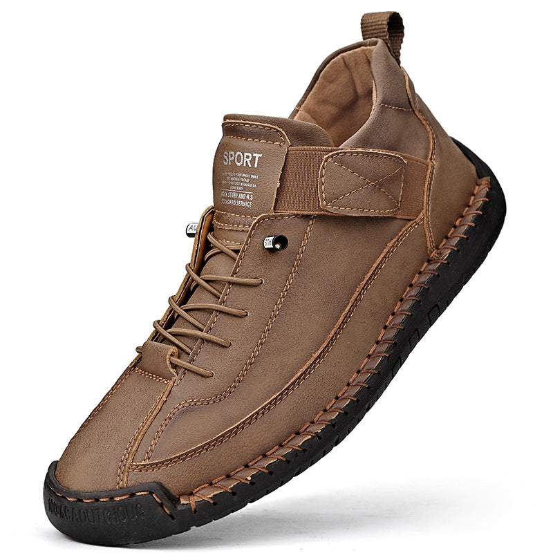 🔥【50% OFF】【38-48】Ležérní pánská obuv pro volný čas, pracovní obuv, outdoorová obuv, šitá obuv