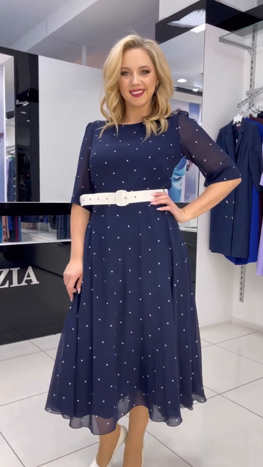 ❤️【S-5XL】2026 Nowa elegancka sukienka w kropki