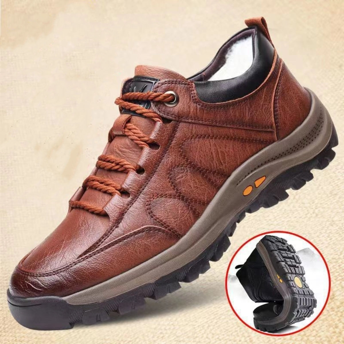 👞【39-48】Zapatos Cuero Casual Hombre/Mujer - Impermeables y Antideslizantes