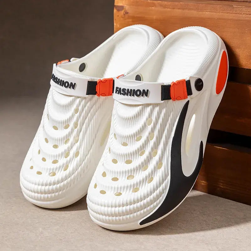 👟 50% zniżki na cenę specjalną 🌬️ Wielofunkcyjne sandały męskie (gruba podeszwa z pianki EVA): antypoślizgowe, ultralekkie, oddychające — idealny wybór na plażę, do uprawiania sportu i na co dzień! 🏃‍♂️