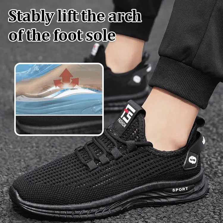 🔥💥👞【Tallas 39-46】Nuevas zapatillas deportivas casuales de malla transpirable antideslizante para hombre (modelo 2026)