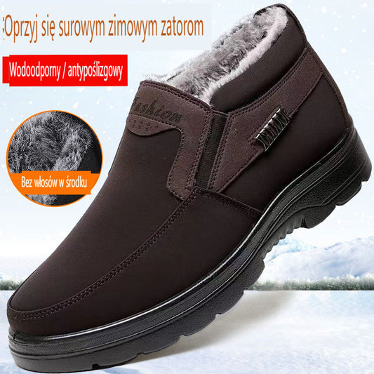 【39-47】❄️ Przygotuj z wyprzedzeniem nowe męskie zimowe grube bawełniane buty i wełniane zimowe buty