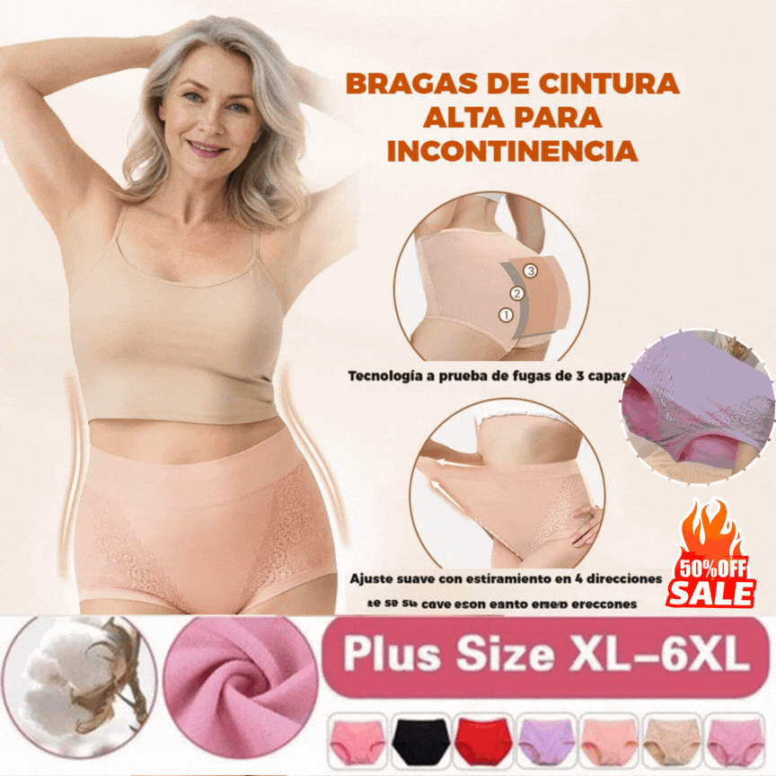 🔥🩲【Kup 6, a 6 dostaniesz gratis】(6/12 szt.)  Antybakteryjne majtki modelujące brzuch z wysokim stanem