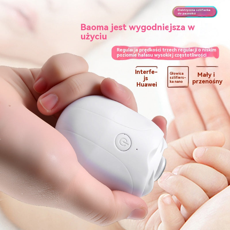💅 Kup 1 sztukę i otrzymaj 1 za darmo! ✨ Automatyczny pilnik do paznokci do bezpiecznej i delikatnej pielęgnacji paznokci 👶