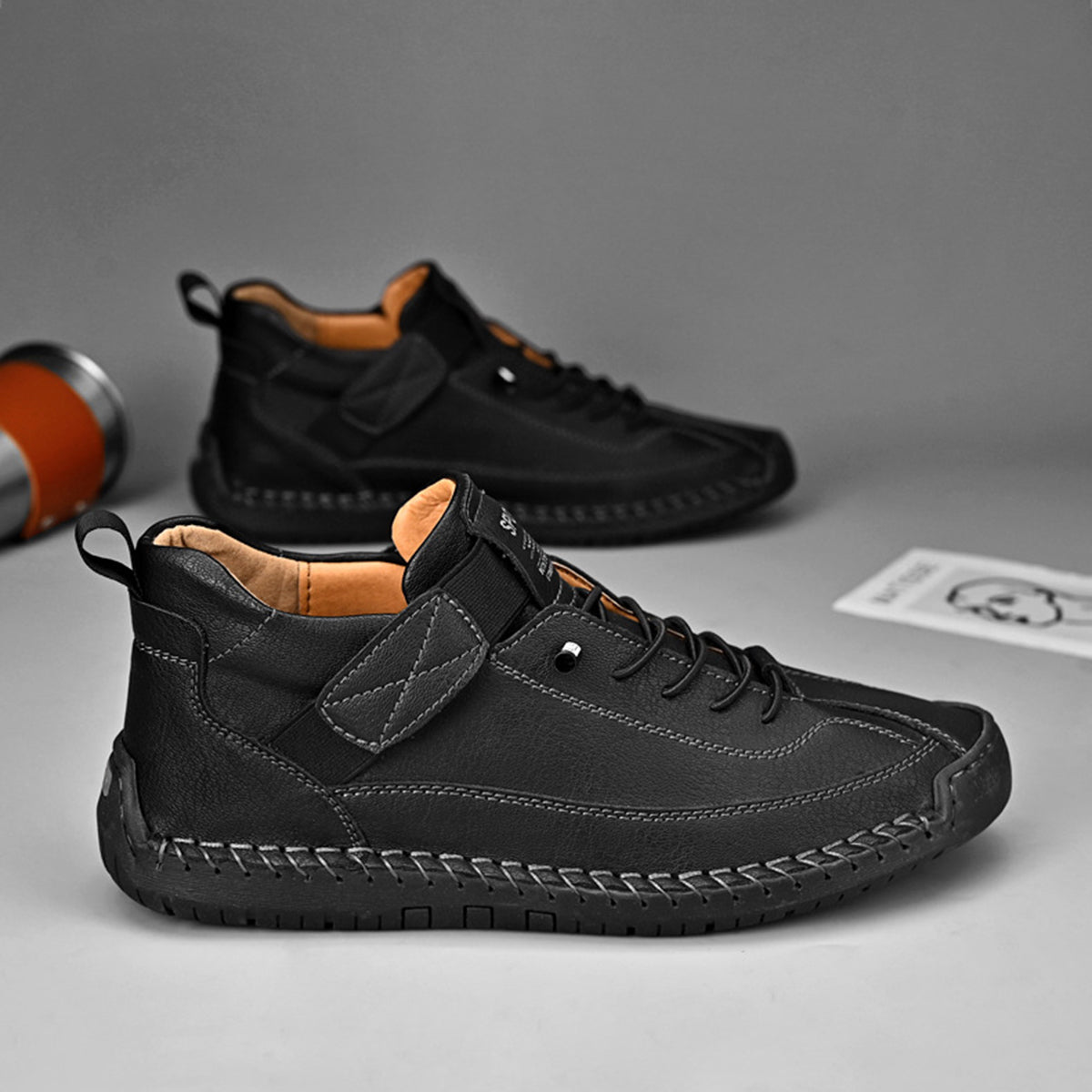 🔥【50% OFF】【38-48】Ležérní pánská obuv pro volný čas, pracovní obuv, outdoorová obuv, šitá obuv