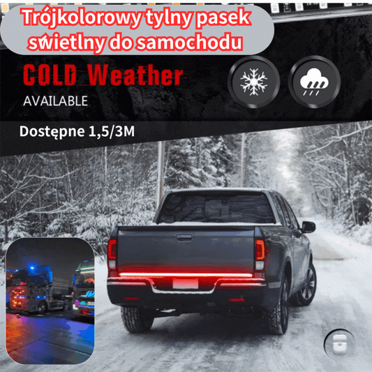 🔥【Kup 1, a 1 dostaniesz gratis】【3M】Trójkolorowy tylny pasek świetlny do samochodu
