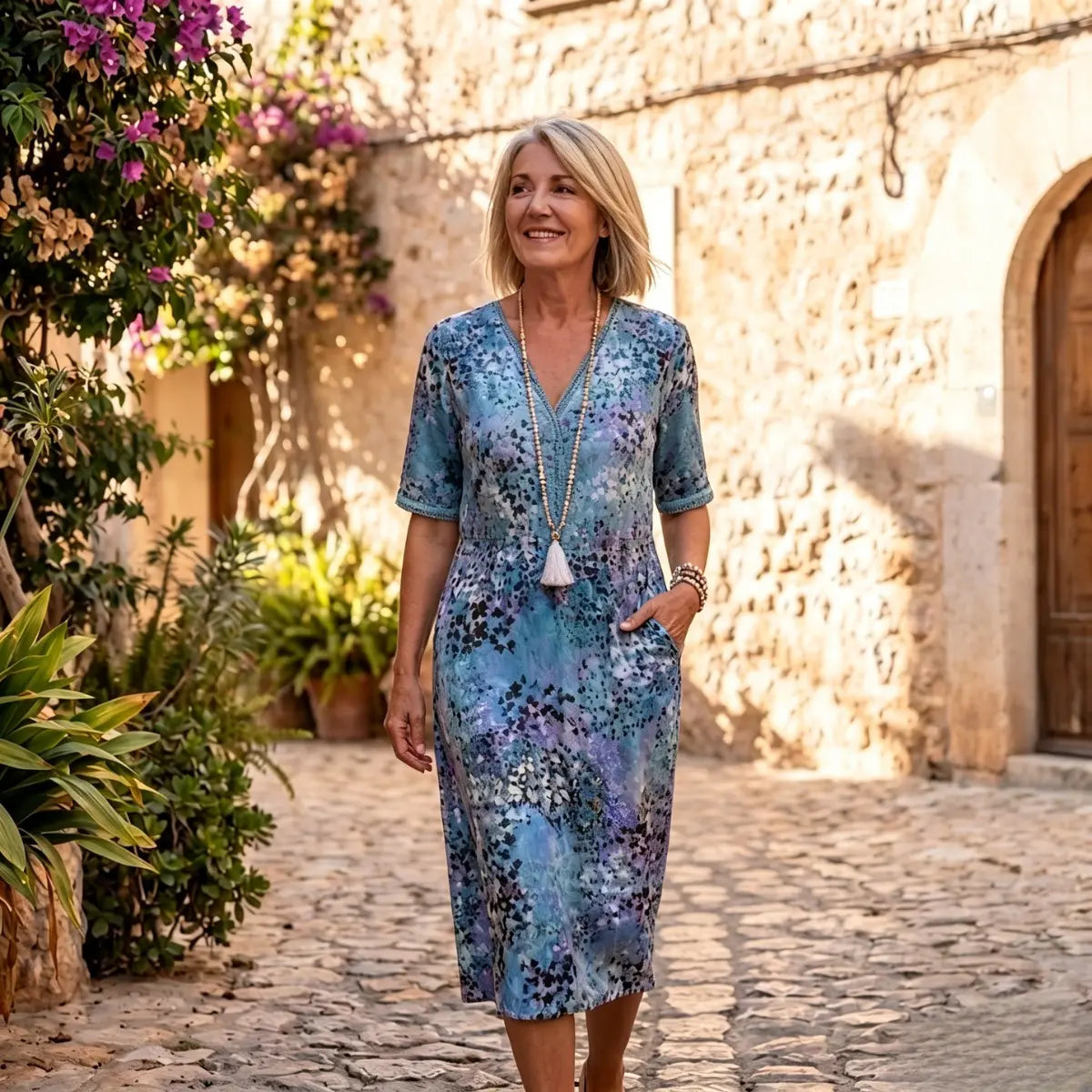 🌺✨【S-3XL】Lahka in zračna obleka z laskavim krojem