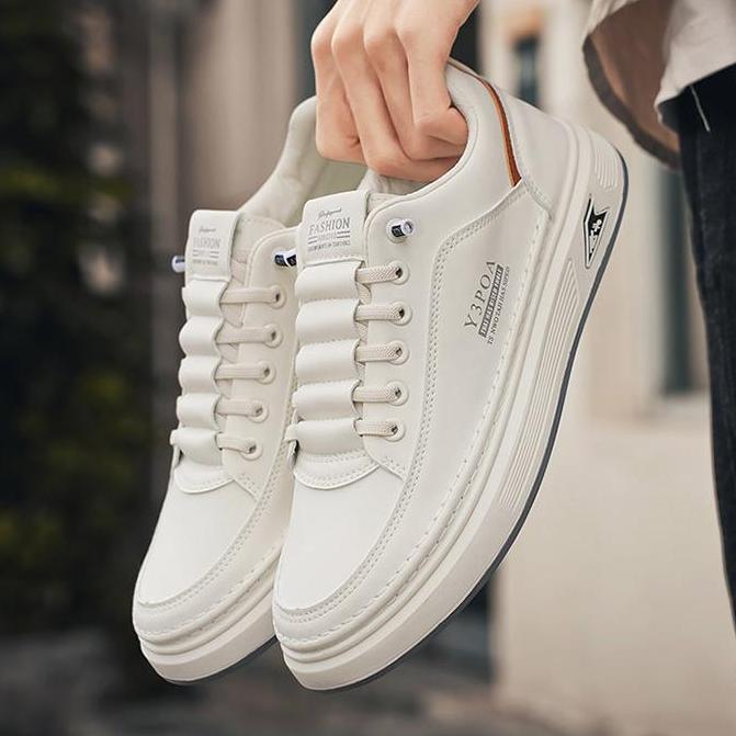 【39-44】2025 Męskie oddychające skórzane płaskie buty biznesowe